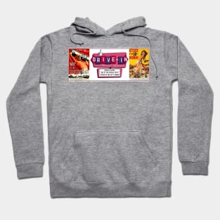 Drive-In Double Feature - Attack of the Giants Hoodie